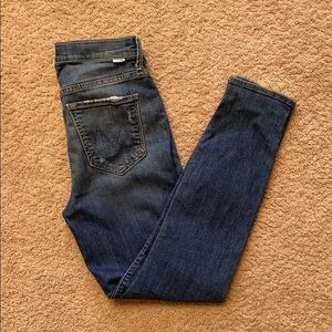 MOTHER Denim Super Stunner Ankle Skinny Jeans